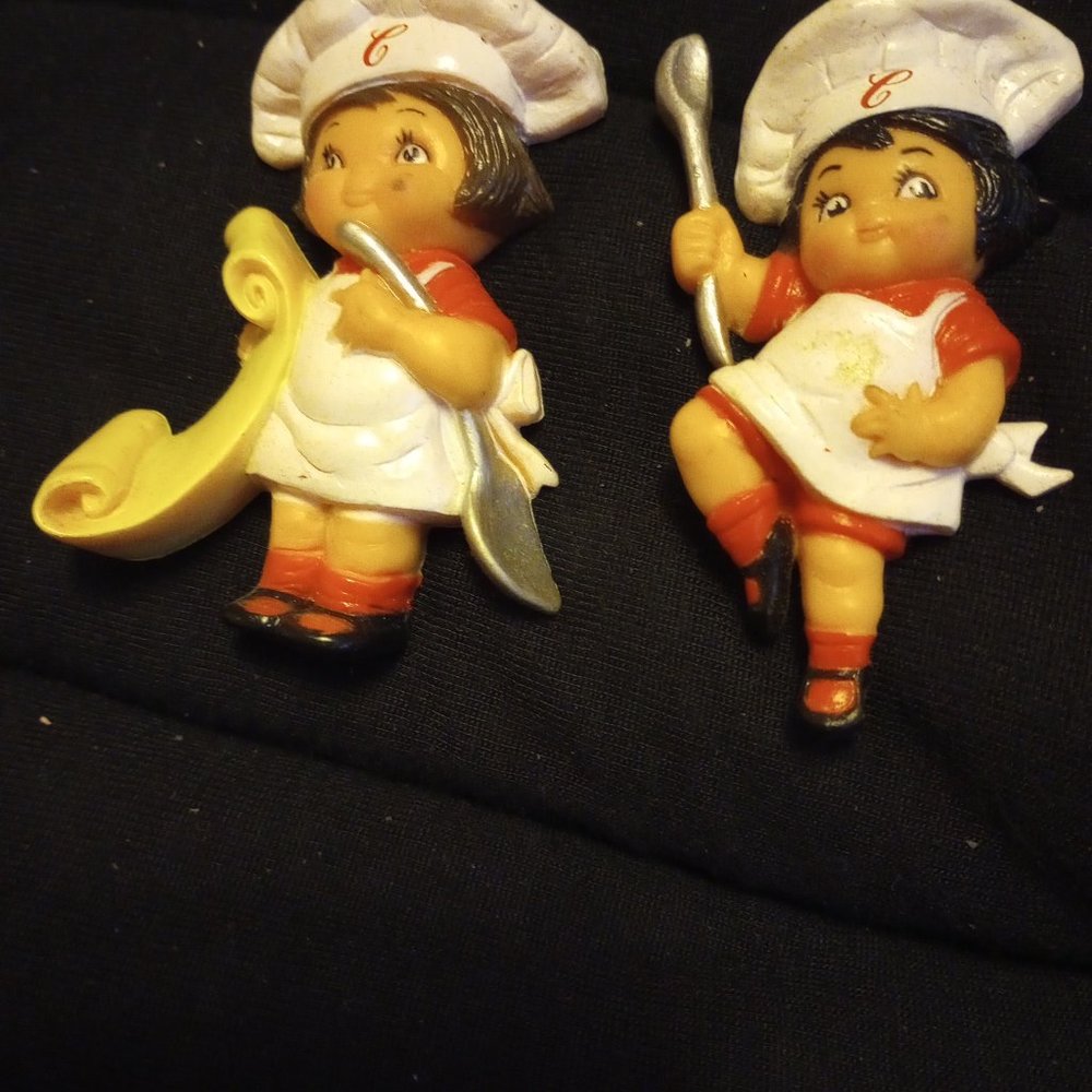 Collectable Vintage Campbell's Kids Soup Can Refrigerator Fridge Magnets 70s